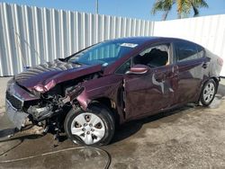 Salvage cars for sale at Riverview, FL auction: 2018 KIA Forte LX