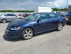 Salvage cars for sale at Fredericksburg, VA auction: 2013 Volkswagen Passat SE