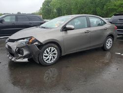 Toyota Corolla salvage cars for sale: 2018 Toyota Corolla L