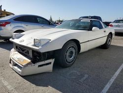 Salvage cars for sale at Rancho Cucamonga, CA auction: 1986 Chevrolet Corvette