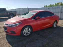 Salvage cars for sale at auction: 2017 Chevrolet Cruze LT