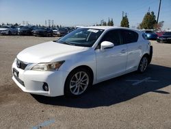 Vehiculos salvage en venta de Copart Rancho Cucamonga, CA: 2012 Lexus CT 200