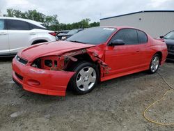 Vehiculos salvage en venta de Copart Spartanburg, SC: 2006 Chevrolet Monte Carlo SS