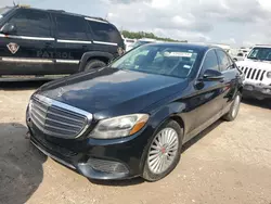 Salvage cars for sale from Copart Houston, TX: 2016 Mercedes-Benz C300