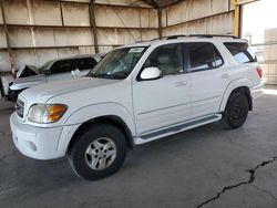 Salvage cars for sale at Phoenix, AZ auction: 2001 Toyota Sequoia Limited
