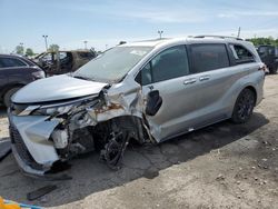 Salvage cars for sale from Copart Indianapolis, IN: 2022 Toyota Sienna XSE