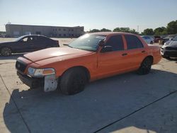 Salvage cars for sale at Wilmer, TX auction: 2010 Ford Crown Victoria Police Interceptor