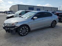 Salvage cars for sale at Haslet, TX auction: 2014 Honda Accord Sport