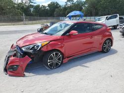 Vehiculos salvage en venta de Copart Fort Pierce, FL: 2016 Hyundai Veloster Turbo