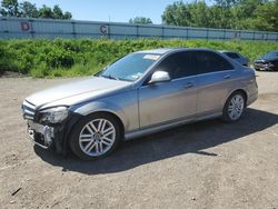 Mercedes-Benz c 300 4matic salvage cars for sale: 2009 Mercedes-Benz C 300 4matic