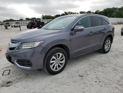 Salvage cars for sale at New Braunfels, TX auction: 2017 Acura RDX Technology
