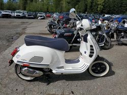 Salvage cars for sale from Copart Graham, WA: 2020 Vespa GTS300