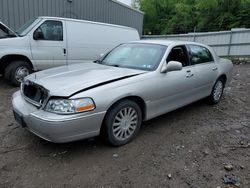 Salvage cars for sale at West Mifflin, PA auction: 2003 Lincoln Town Car Executive