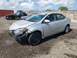 Toyota Vehiculos salvage en venta: 2016 Toyota Corolla L