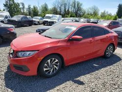 Salvage cars for sale from Copart Portland, OR: 2017 Honda Civic EX