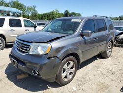 Salvage cars for sale at Spartanburg, SC auction: 2012 Honda Pilot EXL