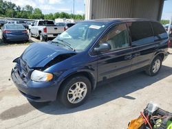 Salvage cars for sale from Copart Fort Wayne, IN: 2003 Dodge Caravan SE