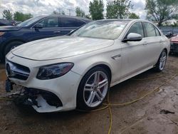 Salvage cars for sale at Elgin, IL auction: 2019 Mercedes-Benz E 63 AMG-S 4matic