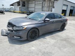 Salvage cars for sale from Copart Corpus Christi, TX: 2018 Honda Accord Sport