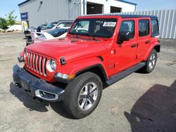 Salvage cars for sale from Copart Mcfarland, WI: 2021 Jeep Wrangler Unlimited Sahara