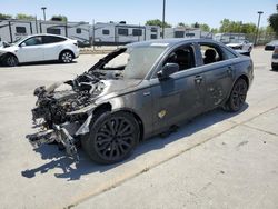 Salvage cars for sale at Sacramento, CA auction: 2012 Audi A6 Premium Plus