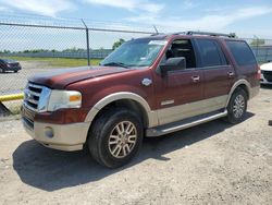 Salvage cars for sale from Copart Houston, TX: 2008 Ford Expedition Eddie Bauer