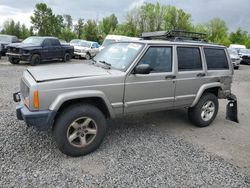 Vehiculos salvage en venta de Copart Portland, OR: 2001 Jeep Cherokee Sport