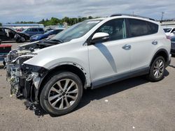 Salvage cars for sale from Copart Pennsburg, PA: 2018 Toyota Rav4 Limited