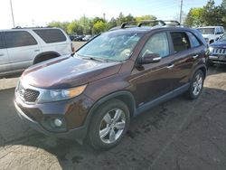 Salvage cars for sale at Denver, CO auction: 2012 KIA Sorento EX