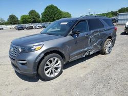 Salvage cars for sale at Mocksville, NC auction: 2022 Ford Explorer Platinum