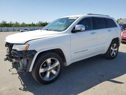 Salvage cars for sale at Fresno, CA auction: 2015 Jeep Grand Cherokee Overland