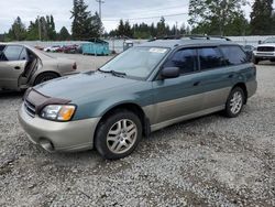 Salvage cars for sale from Copart Graham, WA: 2000 Subaru Legacy Outback