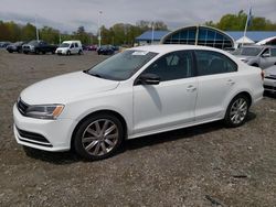 Salvage cars for sale at East Granby, CT auction: 2015 Volkswagen Jetta Base