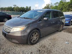 Salvage cars for sale at Riverview, FL auction: 2012 Honda Odyssey EXL