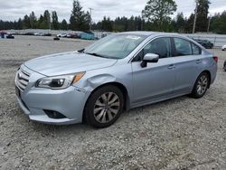 Salvage cars for sale from Copart Graham, WA: 2017 Subaru Legacy 2.5I Premium