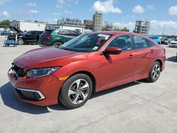 Salvage cars for sale at New Orleans, LA auction: 2019 Honda Civic LX