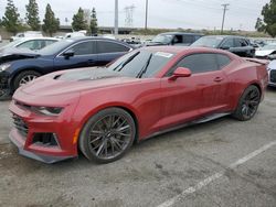 Salvage cars for sale from Copart Rancho Cucamonga, CA: 2018 Chevrolet Camaro ZL1