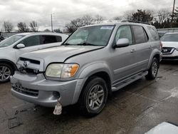 Salvage cars for sale from Copart Moraine, OH: 2007 Toyota Sequoia SR5