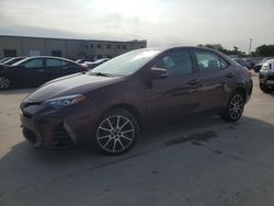 Salvage cars for sale at Wilmer, TX auction: 2017 Toyota Corolla L