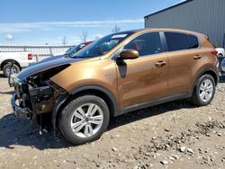 Salvage cars for sale from Copart Appleton, WI: 2017 KIA Sportage LX