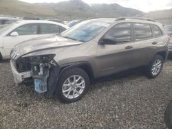 Salvage cars for sale from Copart Reno, NV: 2016 Jeep Cherokee Sport