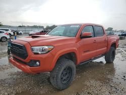 Salvage cars for sale from Copart Kansas City, KS: 2017 Toyota Tacoma 4WD V6 DBL CAB3.5L TRD Sport