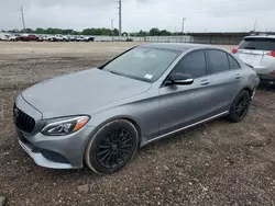 Salvage cars for sale at Temple, TX auction: 2015 Mercedes-Benz C300