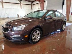 Salvage cars for sale at Lansing, MI auction: 2015 Chevrolet Cruze LT