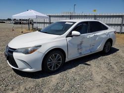 Salvage cars for sale at Sacramento, CA auction: 2017 Toyota Camry LE