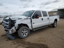 Salvage trucks for sale at Brighton, CO auction: 2015 Ford F350 Super Duty