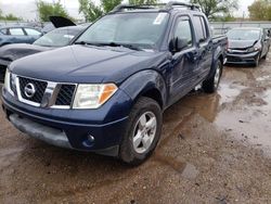 Salvage cars for sale from Copart Elgin, IL: 2006 Nissan Frontier Crew Cab LE