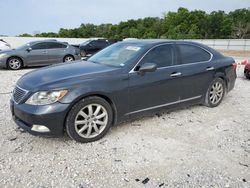 Salvage cars for sale from Copart New Braunfels, TX: 2007 Lexus LS 460