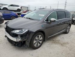 Salvage cars for sale at Haslet, TX auction: 2018 Chrysler Pacifica Hybrid Limited