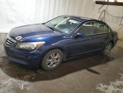 Salvage cars for sale at Ebensburg, PA auction: 2012 Honda Accord LXP
